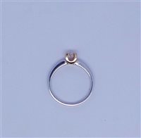 Anello Guerretta Gioielli Donna Anello Diamanti in Oro bianco Diamante 0.15 Ct SOLITARIO B0.15-10 - SOLITARIO B0.15-10